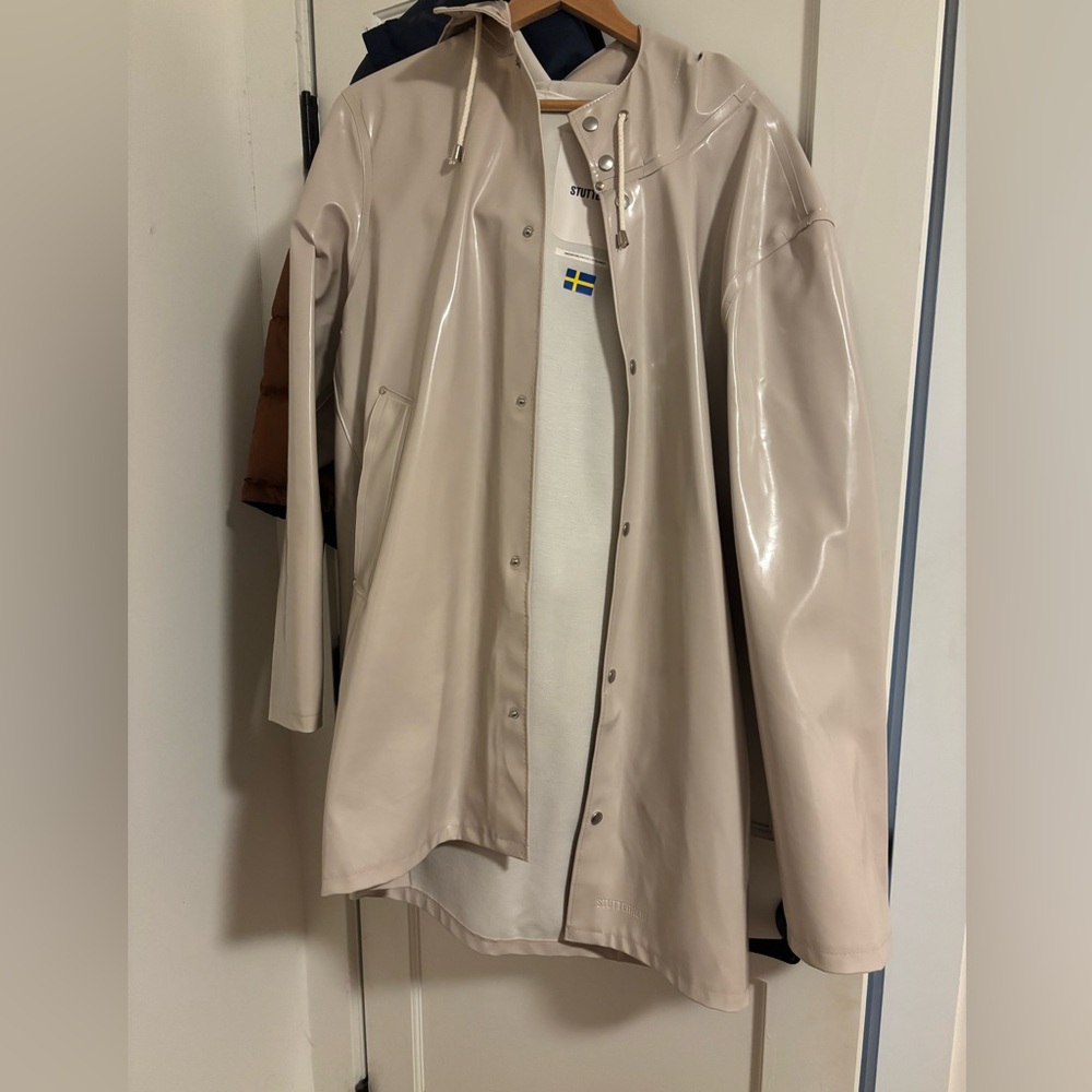 Stutterheim Light Beige Trench Coat